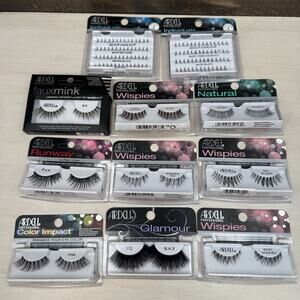 Ardell Professional Lashes New in Box Mixed Lot of 9 Sets Plus Individual Lashes
